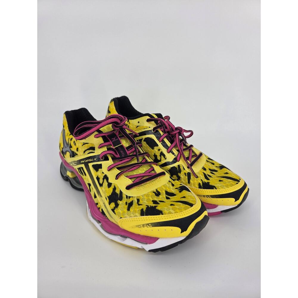 Mizuno Wave Creation 15 NEW Women's 10 Yellow Pink Black Running Athletic Shoe